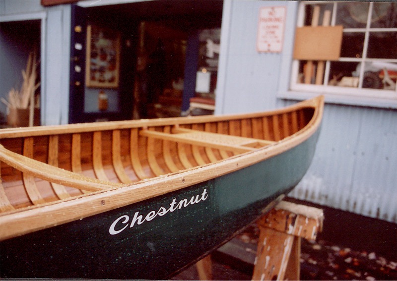 Chestnut canoe