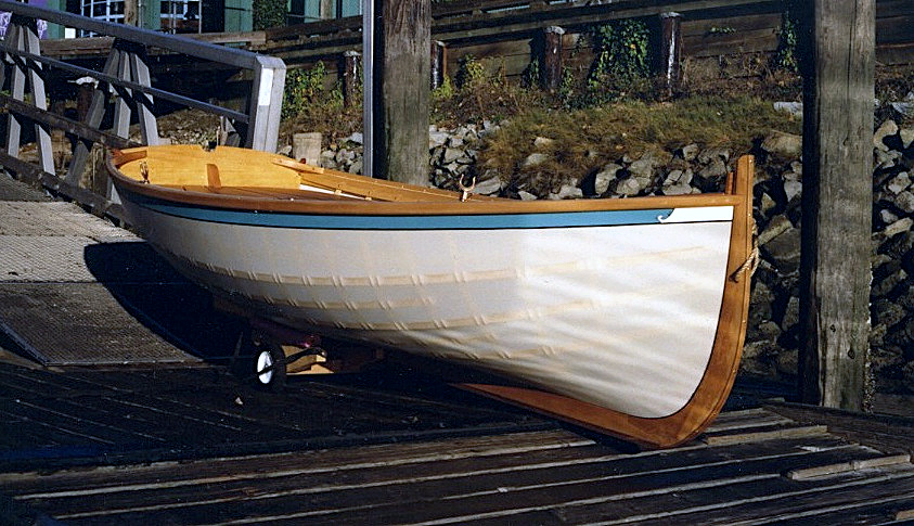 Skin-on-frame providence river boat