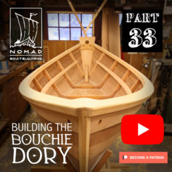 Building the Bouchie Dory – Part 33 – Cap rails Pt. 2