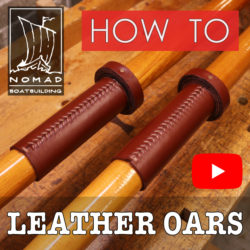 Leathering oars